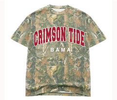 Alabama Crimson Tide Filled Gault Camouflage Tee