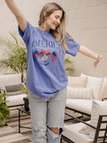 American Bell Flo Blue Tee