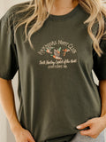 Arkansas Hunt Club Embroidered Hunter Green Heavyweight Tee