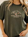 Arkansas Hunt Club Embroidered Hunter Green Heavyweight Tee