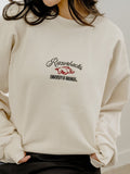 Arkansas Razorbacks Embroidered Script Sand Sweatshirt