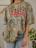 Arkansas Razorbacks Filled Gault Camouflage Tee