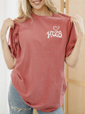 Arkansas Razorbacks Lyric Puff Ink Cardinal Tee