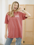 Arkansas Razorbacks Lyric Puff Ink Cardinal Tee
