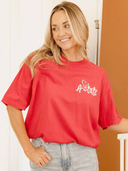 Arkansas State Red Wolves Lyric Red Tee