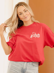 Arkansas State Red Wolves Lyric Red Tee