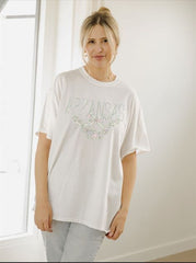 Arkansas Swag White Thrifted Tee