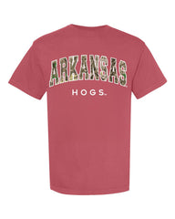 Arkansas Razorbacks Camo Filled Gault Cardinal Tee