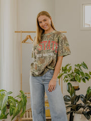 ASU Red Wolves Filled Gault Camouflage Tee