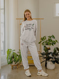 At The Christmas Party Hop Ash Gray Sweatpants