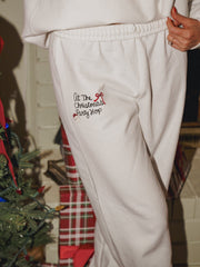 At The Christmas Party Hop White Sweatpants
