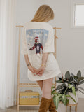 Auburn Tigers Aubie's Version Off White One Size Tee
