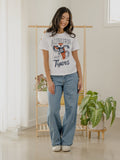 Auburn Tigers Club Mascot White Ellie Perfect Tee