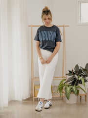 Auburn Tigers Mono Puff Ink Navy Heavyweight Tee