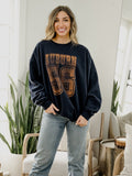 Auburn Tigers Player Navy Thrifted Sweatshirt