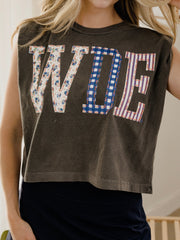 Auburn Tigers WDE Quilted Puff Ink Smoke Tank