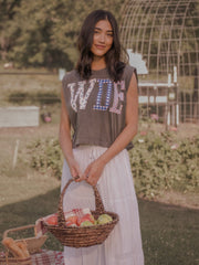 Auburn Tigers WDE Quilted Puff Ink Smoke Tank