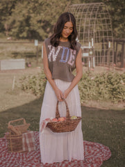 Auburn Tigers WDE Quilted Puff Ink Smoke Tank