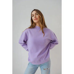 Nantucket Mock-Neck Sweatshirt Orchid