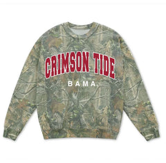 Bama Crimson Tide Filled Gault Camouflage Sweatshirt