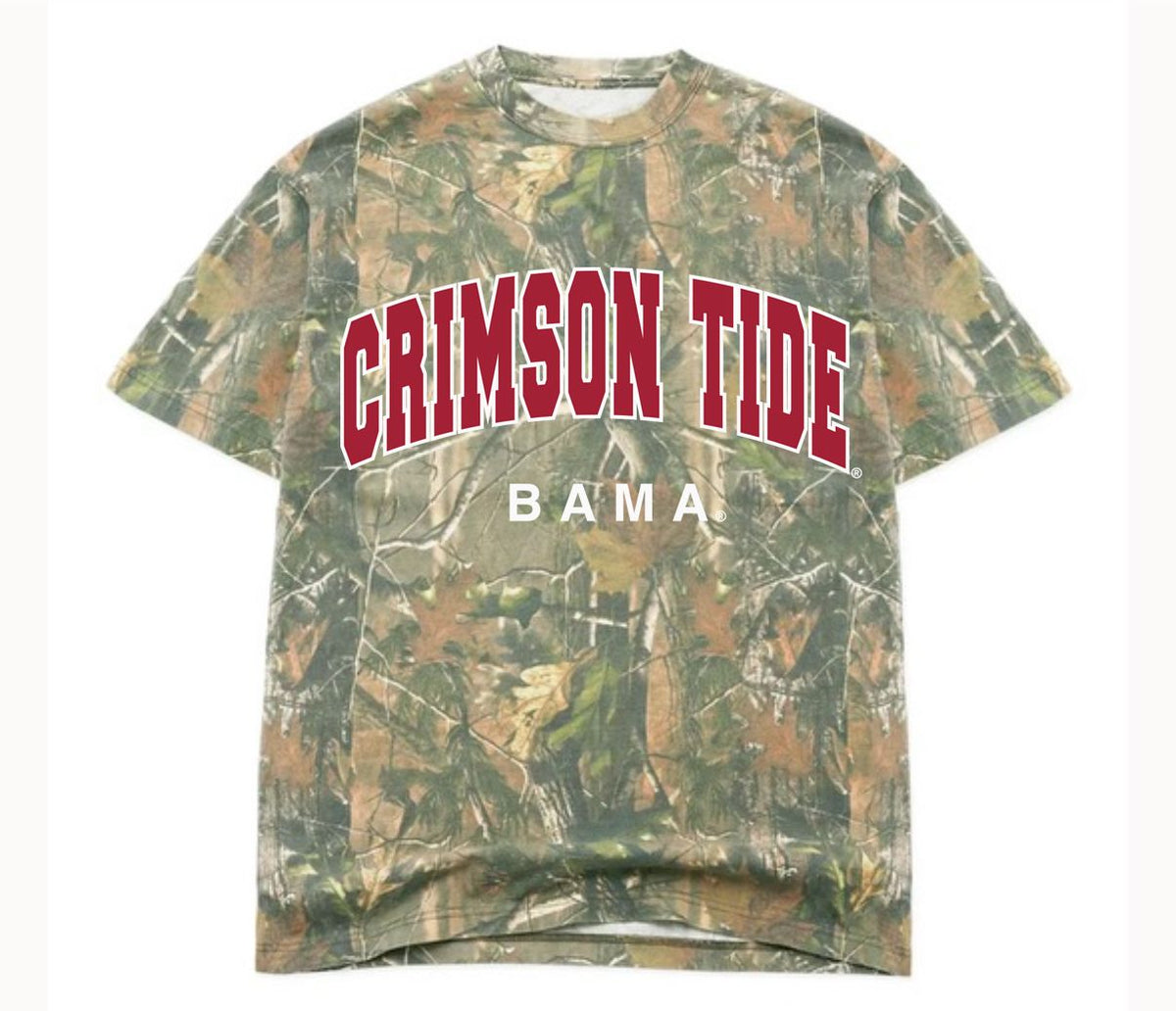 Alabama Crimson Tide Filled Gault Camouflage Tee