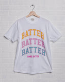 Batter Batter Batter Swing White Tee