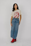 Beat Texas Horn Busters (Crimson Ink) Off White Thrifted Tee