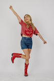Beat Texas Horn Busters Crimson Tee
