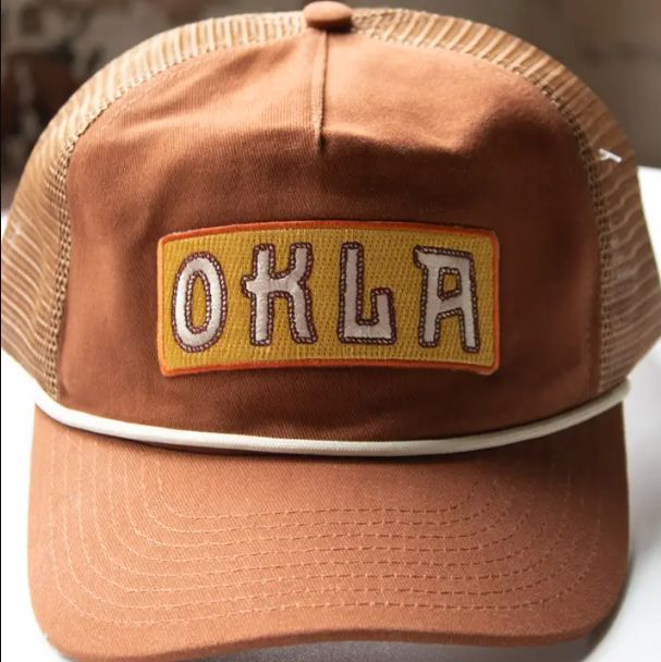 Brown OKLA Patch Hat