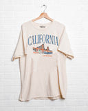 California San Fran Off White Thrifted Tee