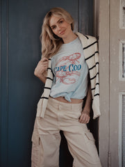 Cape Cod Hydrangea Blue Comfort Colors Tee