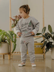 Children's At The Christmas Party Hop Ash Gray Sweatpants
