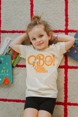 Children's Dolly Parton GBO Butterfly Oatmeal Tee