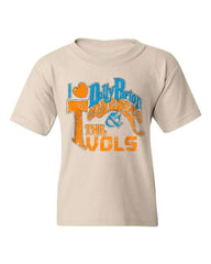Children's Dolly Parton I Heart Dolly & The Vols Off White Tee