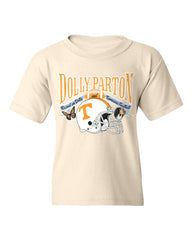 Children's Dolly Parton Raised on Dolly & The Vols Cream Tee