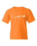 Children's Dolly Parton Script Orange Tee