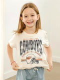Children's OSU Cowboys Established Date Helmet Ivory Tee