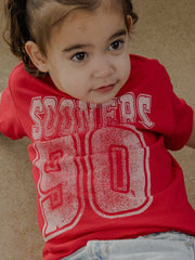 Children's OU Sooners Player Crimson Tee