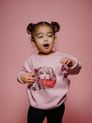 Children's Puppy Love Pink Sweatshirt