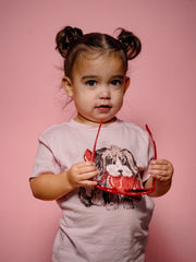 Children's Puppy Love Pink Tee