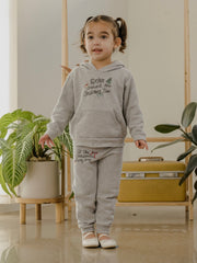 Children's Rockin Around The Christmas Tree Gray Hoodie