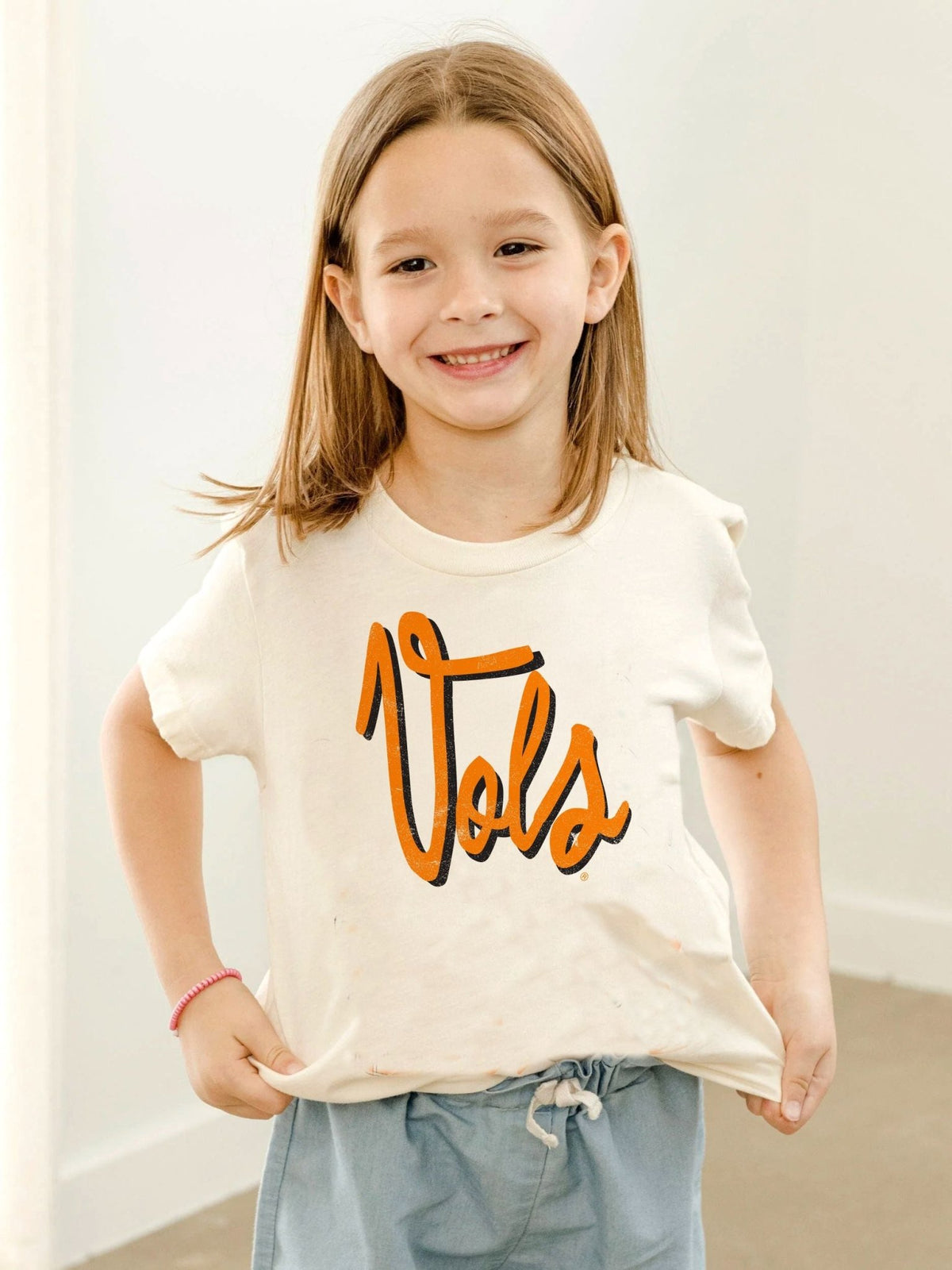 Children's Tennessee Vols Barbie Off White Tee