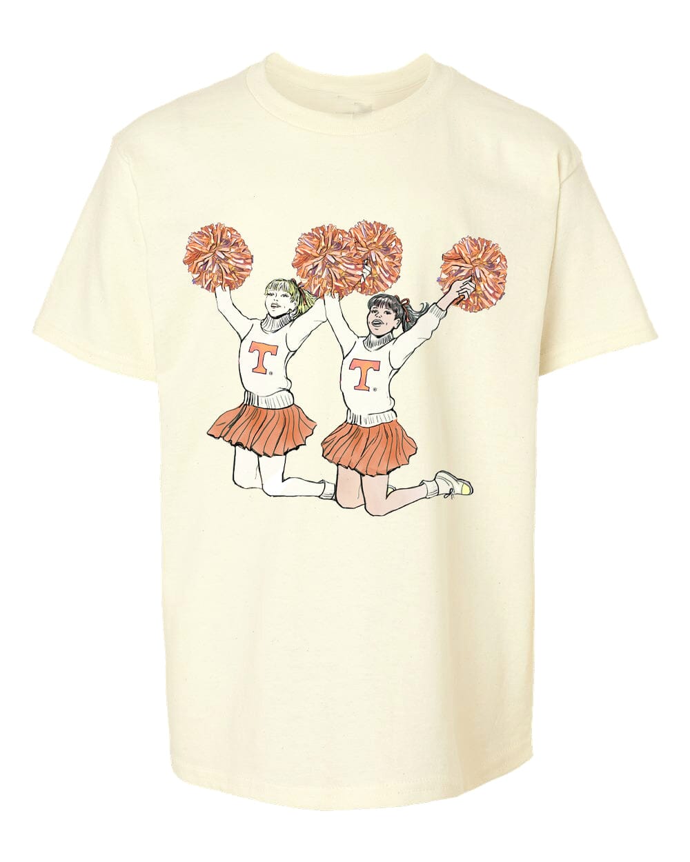 Children's Tennessee Vols Cheer Off White Tee