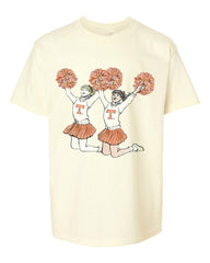 Children's Tennessee Vols Cheer Off White Tee