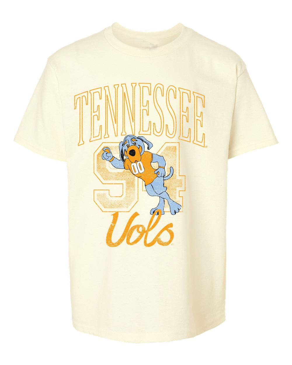 Children's Tennessee Vols Club Mascot Cream Tee