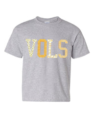 Children's Tennessee Vols Quilted Puff Ink Gray Tee