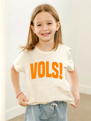 Children's Vols Mono Puff Ink Off White Tee