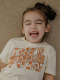 Children's Vols Twisted Check Oatmeal Tee
