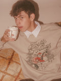 Christmas Howdy Holiday Sand Thrifted Sweatshirt