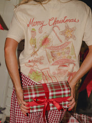 Christmas Memorabilia Ivory Tee